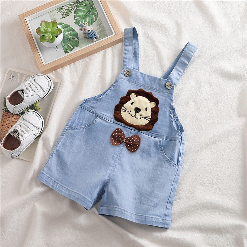 Image of Stylish summer denim shorts for baby boys (9m-3yrs): Cool comfort for sunny adventures! Shop now at OleOle.