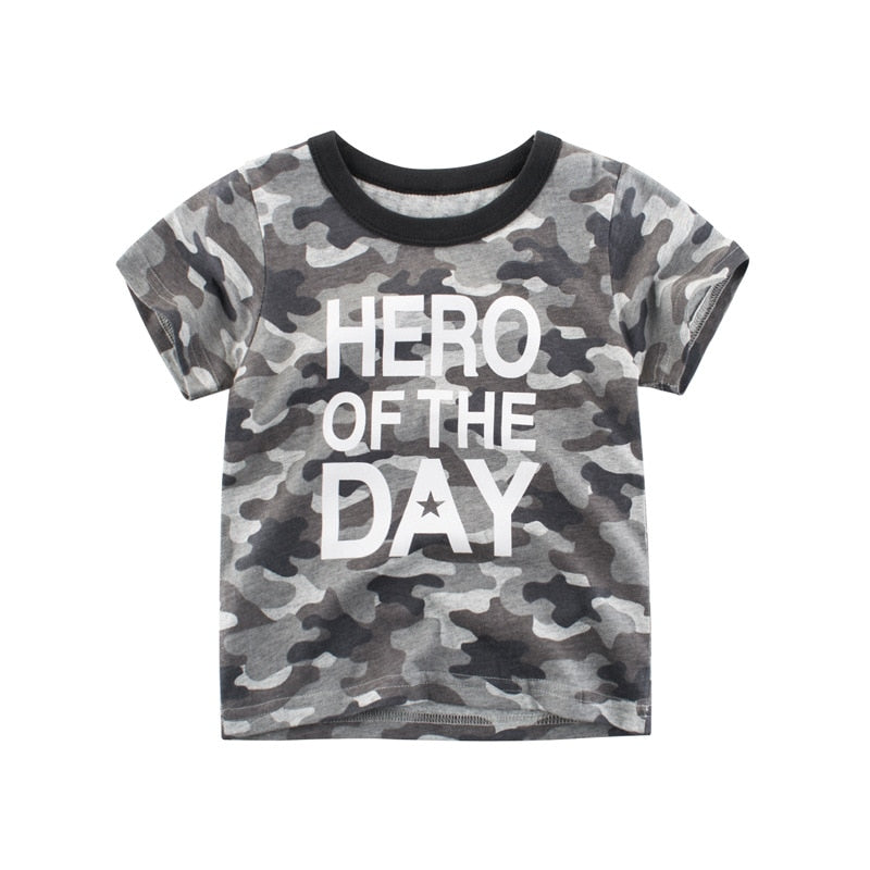 Image of Trendy T-Shirts for Boys (1-6 yrs) - Cool, Comfortable, and Adorable Designs! Shop now at OleOle.