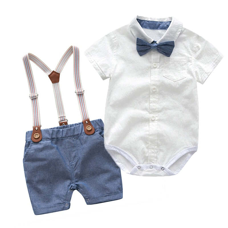 Image of Baby Boy Romper: Adorable Bodysuit Clothes Collection, 3 months to 2 years. Shop now at OleOle for the cutest styles at a special sale price!