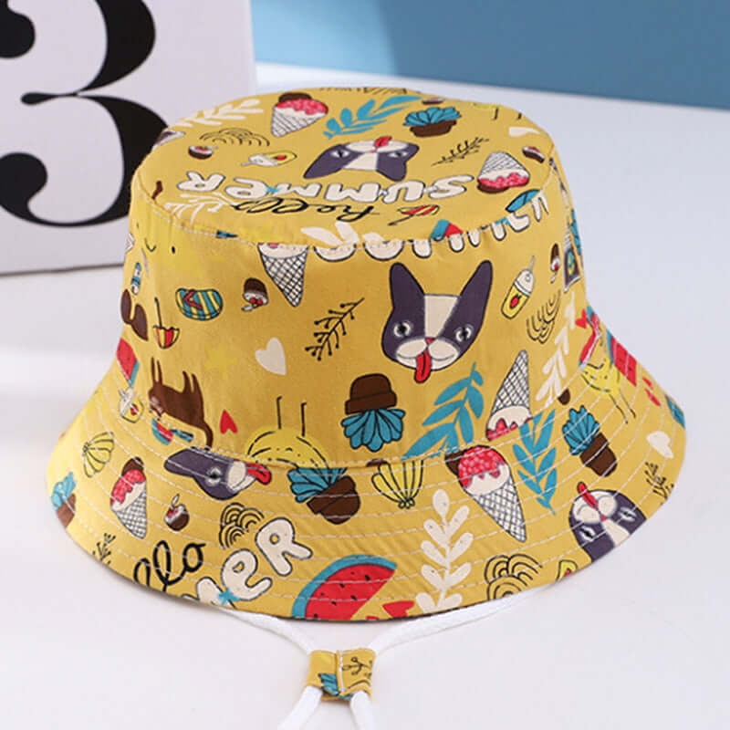 Image of Stylish Summer Hats for Kids (6mo-10yrs): Cotton Bucket & Panama Cap. Shop now at OleOle.