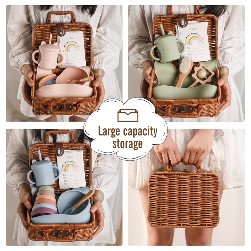 Image of Feeding Set: Perfect for Baby & Kids. Includes Gift Box! Shop now at OleOle.