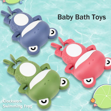 OleOle Cute Frog Bath Toys Collection for Baby