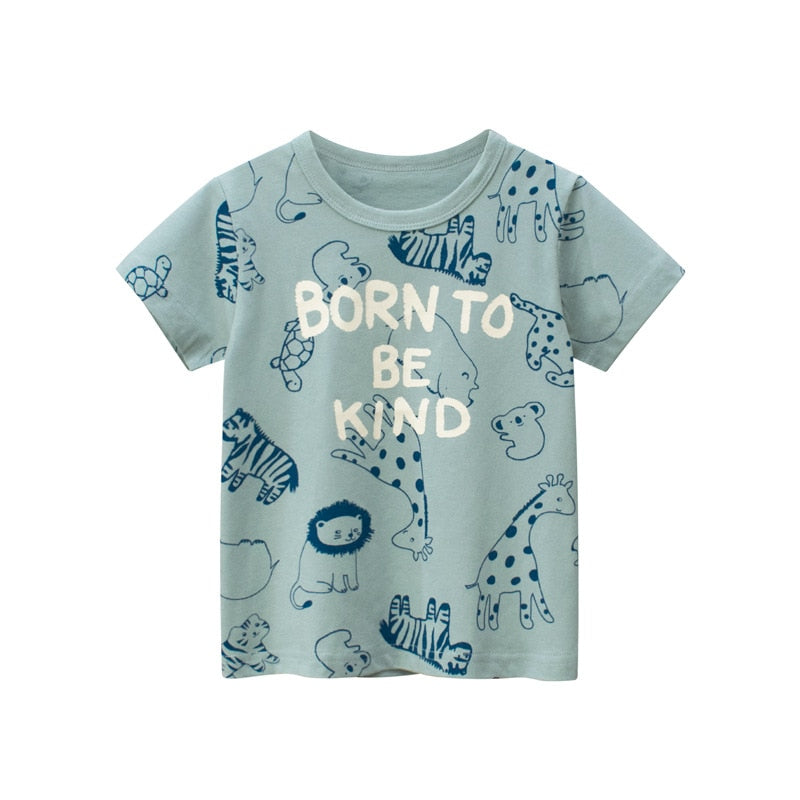 Image of Trendy T-Shirts for Boys (1-6 yrs) - Cool, Comfortable, and Adorable Designs! Shop now at OleOle.