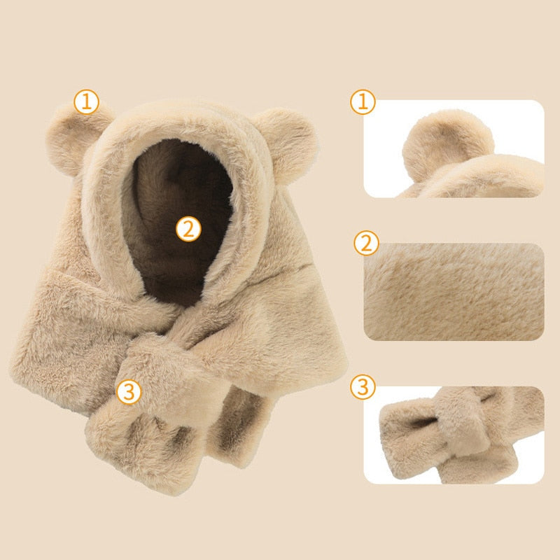 Image of Warm & Cosy Winter Bonnet for Baby (6m-2yrs) – Soft Faux Fur Collection. Shop now at OleOle.