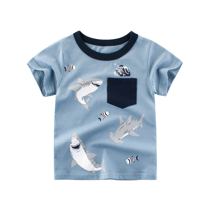 Image of Trendy T-Shirts for Boys (1-6 yrs) - Cool, Comfortable, and Adorable Designs! Shop now at OleOle.