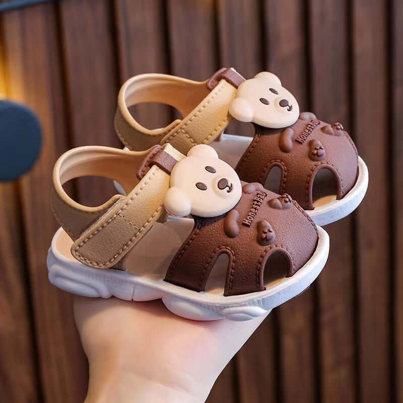 Image of First Walkers Sandal for Baby ages 6 months to 3 years - Breathable, Unisex Baby Summer Beach Sandals. Stylish, comfortable shoes for little ones on sunny adventures! Available on sale at OleOle.