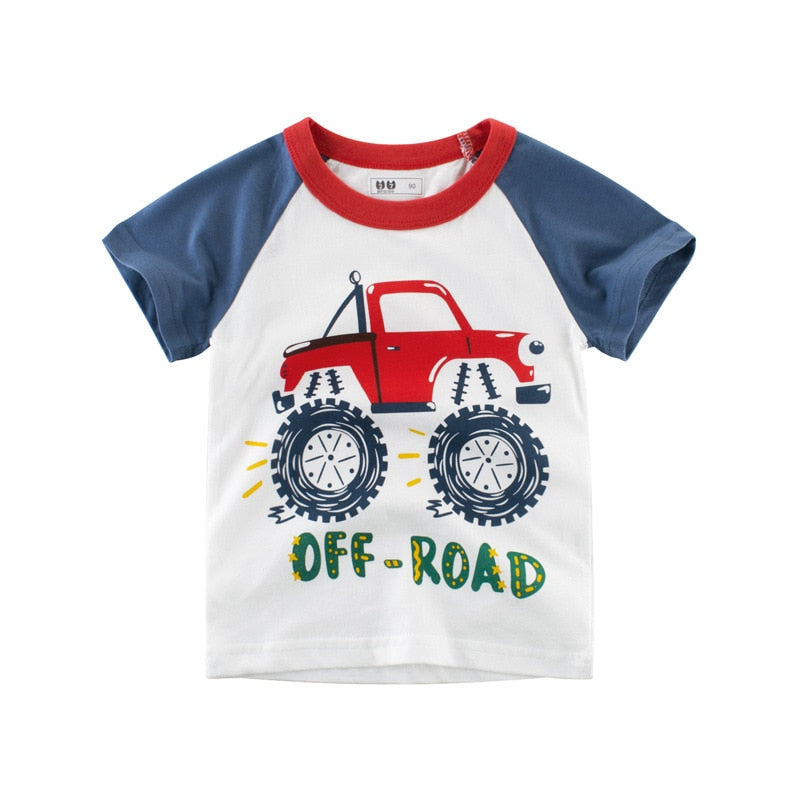 Image of Trendy T-Shirts for Boys (1-6 yrs) - Cool, Comfortable, and Adorable Designs! Shop now at OleOle.