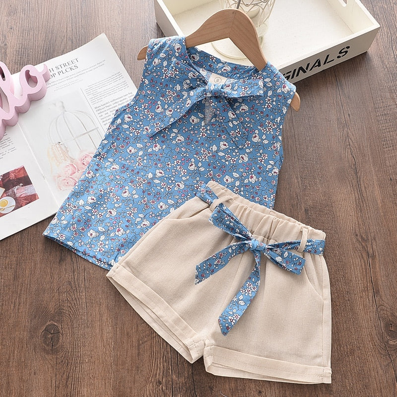 Image of Baby girl chiffon clothing set (2-6 yrs) for a stylish season! Shop now at OleOle.