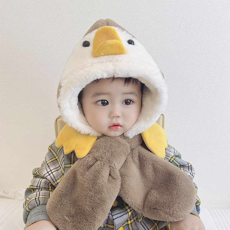 Image of Warm & Cosy Winter Bonnet for Baby (6m-2yrs) – Soft Faux Fur Collection. Shop now at OleOle.