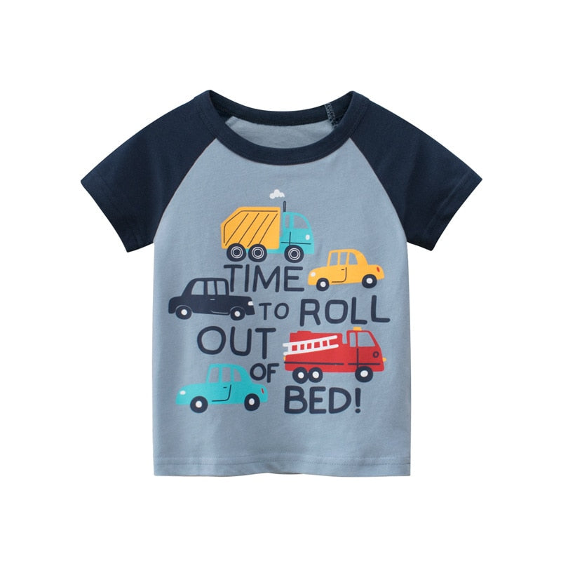 Image of Trendy T-Shirts for Boys (1-6 yrs) - Cool, Comfortable, and Adorable Designs! Shop now at OleOle.