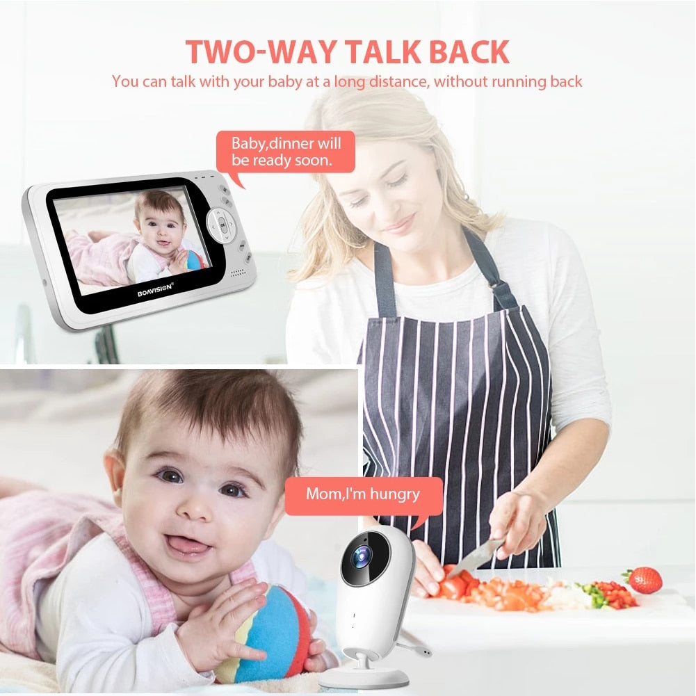 Image of Video Baby Monitor: Portable, Wireless, 4.3" Display - On Sale Now at OleOle!