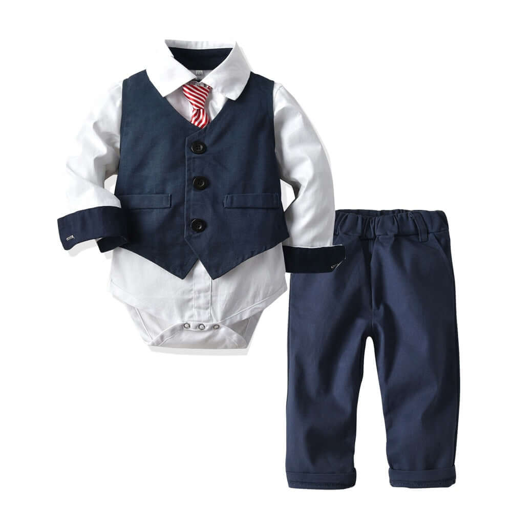 Image of Baby Boy Romper: Adorable Bodysuit Clothes Collection, 3 months to 2 years. Shop now at OleOle for the cutest styles at a special sale price!