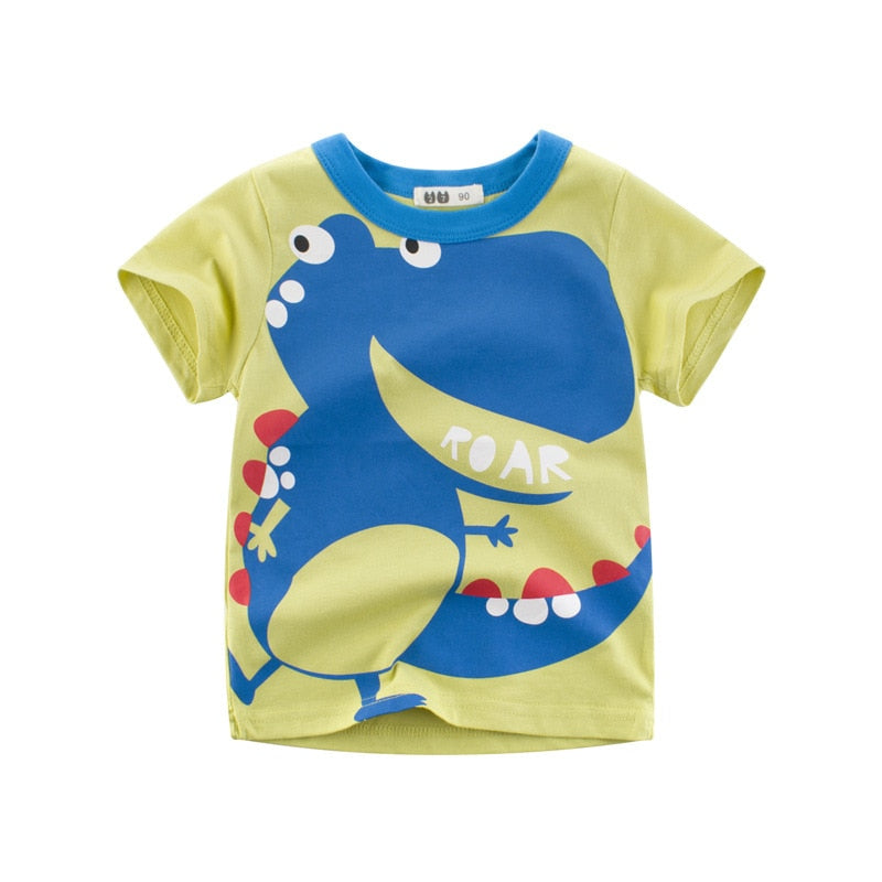 Image of Trendy T-Shirts for Boys (1-6 yrs) - Cool, Comfortable, and Adorable Designs! Shop now at OleOle.