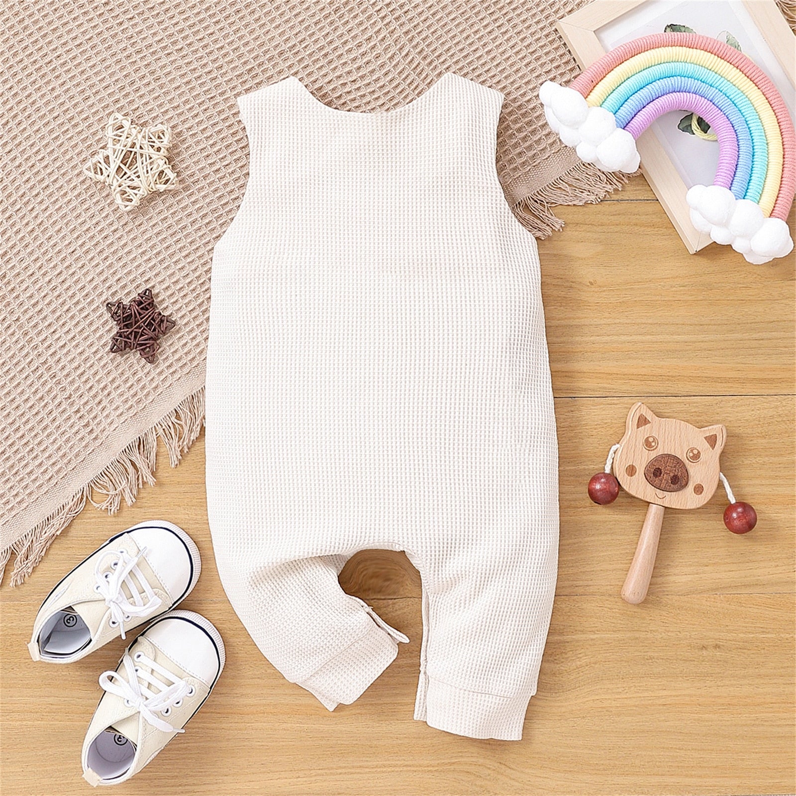 Image of Adorable Baby Romper for 0-18 Months - Perfect Summer Outfit! Shop now at OleOle.