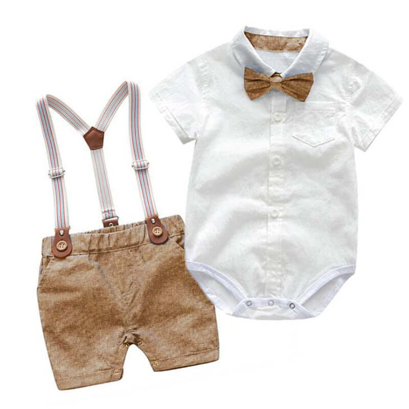 Image of Baby Boy Romper: Adorable Bodysuit Clothes Collection, 3 months to 2 years. Shop now at OleOle for the cutest styles at a special sale price!