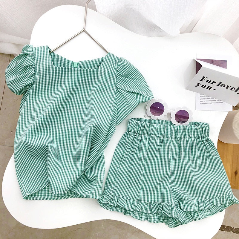 Image of Baby girl chiffon clothing set (2-6 yrs) for a stylish season! Shop now at OleOle.