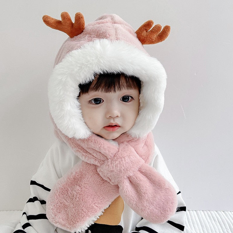 Image of Warm & Cosy Winter Bonnet for Baby (6m-2yrs) – Soft Faux Fur Collection. Shop now at OleOle.