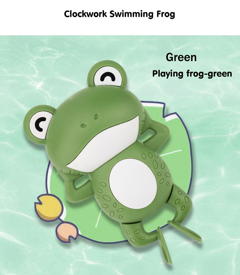 Image of Cuddle-worthy Cute Frog Bath Toys Collection: Perfect companions for your baby's bath time. On sale now at OleOle!