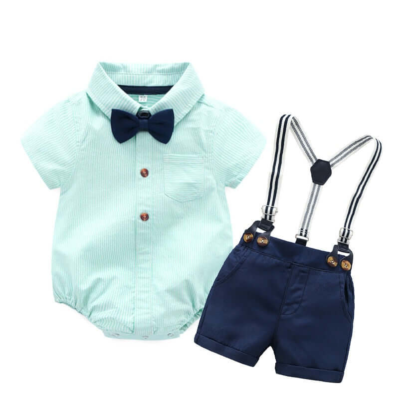 Image of Baby Boy Romper: Adorable Bodysuit Clothes Collection, 3 months to 2 years. Shop now at OleOle for the cutest styles at a special sale price!