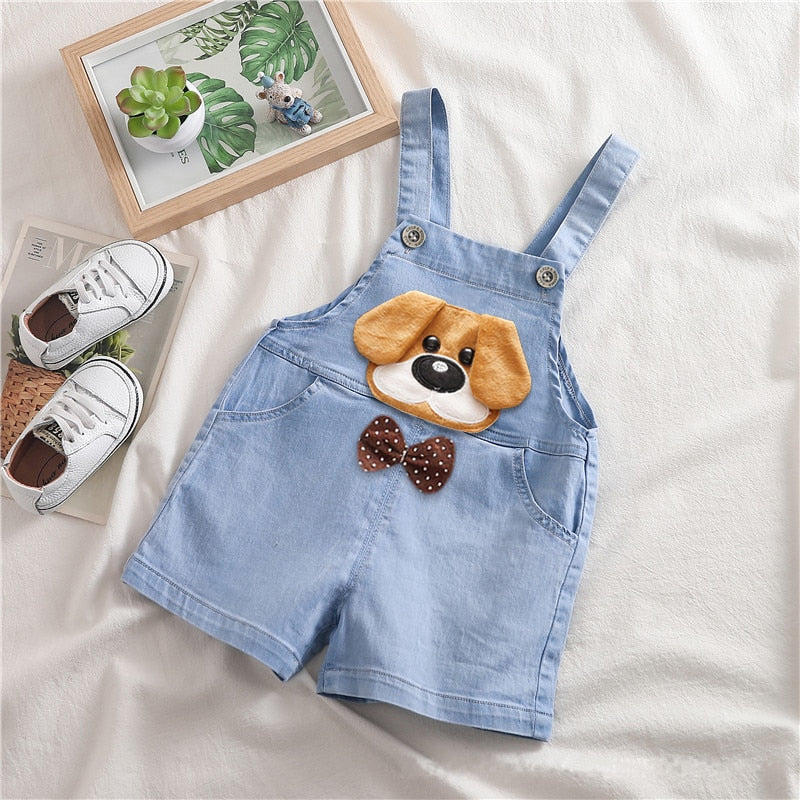 Image of Stylish summer denim shorts for baby boys (9m-3yrs): Cool comfort for sunny adventures! Shop now at OleOle.