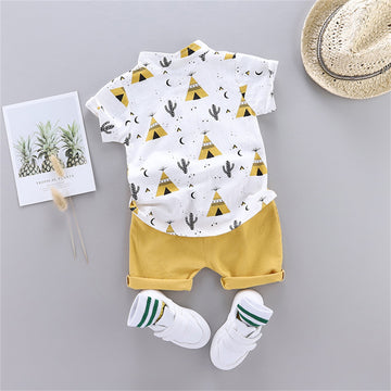 OleOle Summer Casual Fashion Shirt & Shorts 2 pcs Set (1 - 6 years)