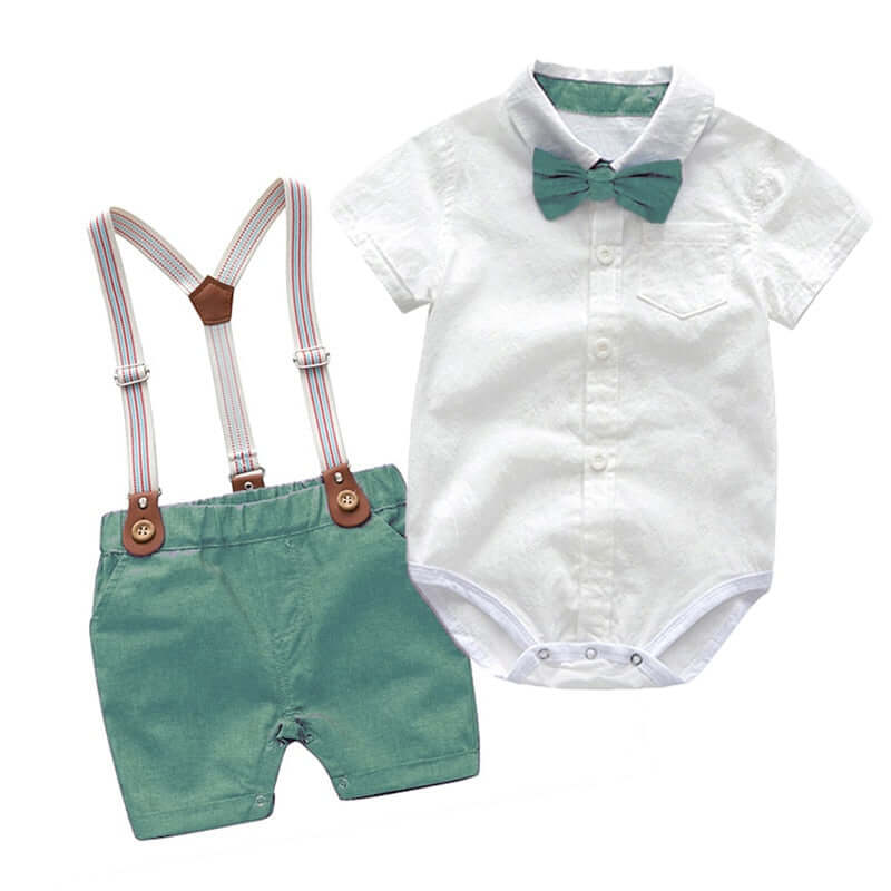 Image of Baby Boy Romper: Adorable Bodysuit Clothes Collection, 3 months to 2 years. Shop now at OleOle for the cutest styles at a special sale price!