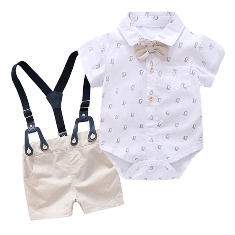 Image of Baby Boy Romper: Adorable Bodysuit Clothes Collection, 3 months to 2 years. Shop now at OleOle for the cutest styles at a special sale price!