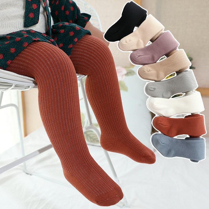 Image of Cute and Cosy Knitted Baby Girl Pantyhose, Sizes 0-6yrs - Perfect for Every Little Fashionista! Shop now at OleOle.