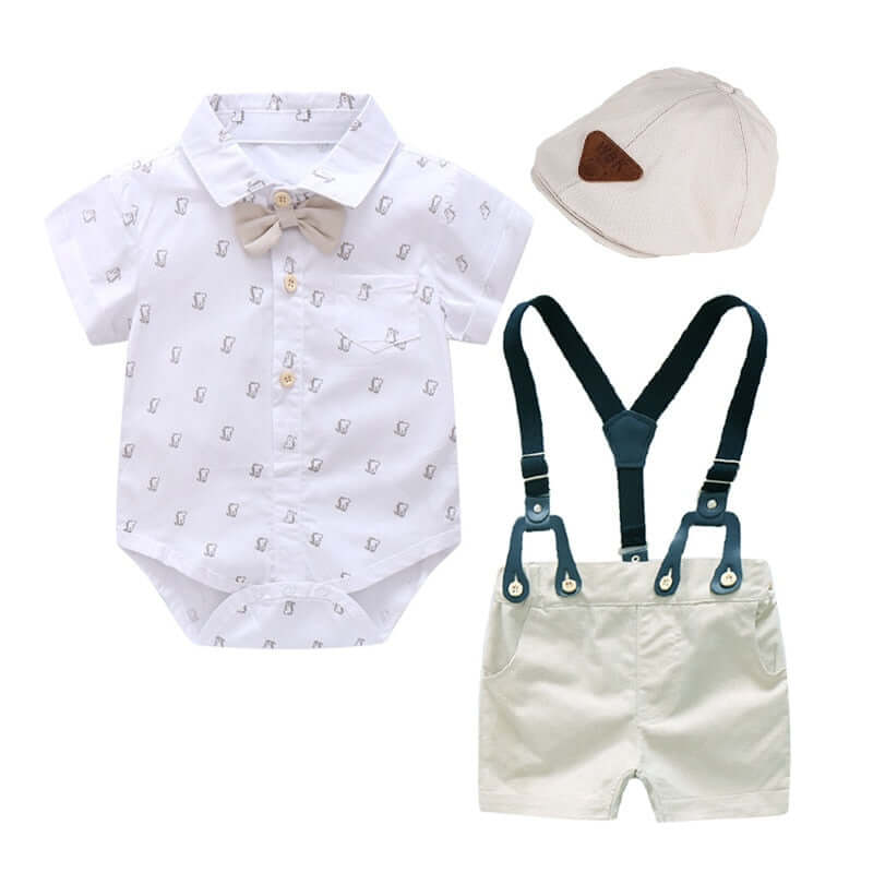 Image of Baby Boy Romper: Adorable Bodysuit Clothes Collection, 3 months to 2 years. Shop now at OleOle for the cutest styles at a special sale price!