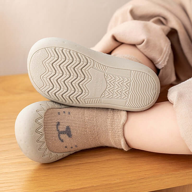 Image of Cute Cartoon Newborn Toddler Walker Socks Mesh Shoes on Sale at OleOle - Perfect for Boys and Girls (0-4 yrs). Grab yours now!